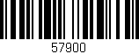 Código de barras (EAN, GTIN, SKU, ISBN): '57900'