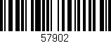 Código de barras (EAN, GTIN, SKU, ISBN): '57902'
