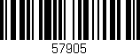 Código de barras (EAN, GTIN, SKU, ISBN): '57905'