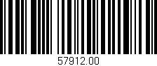 Código de barras (EAN, GTIN, SKU, ISBN): '57912.00'