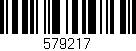 Código de barras (EAN, GTIN, SKU, ISBN): '579217'