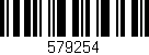 Código de barras (EAN, GTIN, SKU, ISBN): '579254'