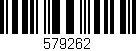 Código de barras (EAN, GTIN, SKU, ISBN): '579262'