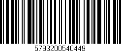 Código de barras (EAN, GTIN, SKU, ISBN): '5793200540449'