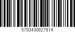 Código de barras (EAN, GTIN, SKU, ISBN): '5793430827914'