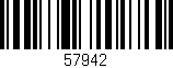 Código de barras (EAN, GTIN, SKU, ISBN): '57942'