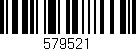 Código de barras (EAN, GTIN, SKU, ISBN): '579521'