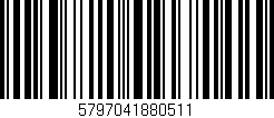 Código de barras (EAN, GTIN, SKU, ISBN): '5797041880511'
