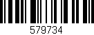Código de barras (EAN, GTIN, SKU, ISBN): '579734'
