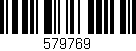 Código de barras (EAN, GTIN, SKU, ISBN): '579769'