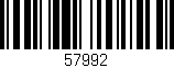 Código de barras (EAN, GTIN, SKU, ISBN): '57992'