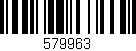 Código de barras (EAN, GTIN, SKU, ISBN): '579963'