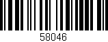 Código de barras (EAN, GTIN, SKU, ISBN): '58046'