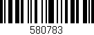Código de barras (EAN, GTIN, SKU, ISBN): '580783'