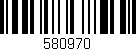 Código de barras (EAN, GTIN, SKU, ISBN): '580970'