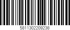 Código de barras (EAN, GTIN, SKU, ISBN): '5811302209238'