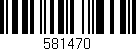 Código de barras (EAN, GTIN, SKU, ISBN): '581470'