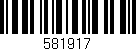 Código de barras (EAN, GTIN, SKU, ISBN): '581917'