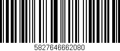 Código de barras (EAN, GTIN, SKU, ISBN): '5827646662080'