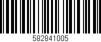 Código de barras (EAN, GTIN, SKU, ISBN): '582841005'