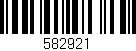 Código de barras (EAN, GTIN, SKU, ISBN): '582921'