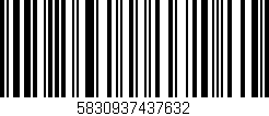 Código de barras (EAN, GTIN, SKU, ISBN): '5830937437632'