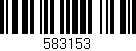 Código de barras (EAN, GTIN, SKU, ISBN): '583153'