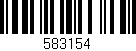 Código de barras (EAN, GTIN, SKU, ISBN): '583154'