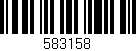 Código de barras (EAN, GTIN, SKU, ISBN): '583158'