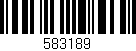 Código de barras (EAN, GTIN, SKU, ISBN): '583189'