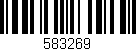 Código de barras (EAN, GTIN, SKU, ISBN): '583269'