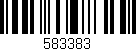 Código de barras (EAN, GTIN, SKU, ISBN): '583383'