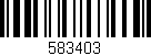 Código de barras (EAN, GTIN, SKU, ISBN): '583403'