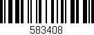 Código de barras (EAN, GTIN, SKU, ISBN): '583408'
