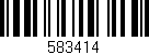 Código de barras (EAN, GTIN, SKU, ISBN): '583414'