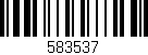 Código de barras (EAN, GTIN, SKU, ISBN): '583537'