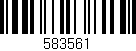 Código de barras (EAN, GTIN, SKU, ISBN): '583561'
