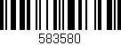 Código de barras (EAN, GTIN, SKU, ISBN): '583580'