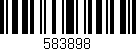 Código de barras (EAN, GTIN, SKU, ISBN): '583898'