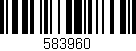 Código de barras (EAN, GTIN, SKU, ISBN): '583960'