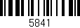 Código de barras (EAN, GTIN, SKU, ISBN): '5841'