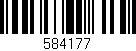 Código de barras (EAN, GTIN, SKU, ISBN): '584177'