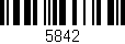 Código de barras (EAN, GTIN, SKU, ISBN): '5842'