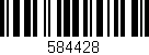 Código de barras (EAN, GTIN, SKU, ISBN): '584428'