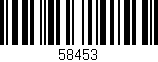 Código de barras (EAN, GTIN, SKU, ISBN): '58453'