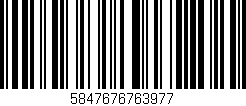 Código de barras (EAN, GTIN, SKU, ISBN): '5847676763977'