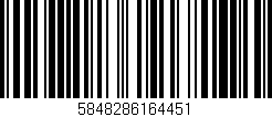 Código de barras (EAN, GTIN, SKU, ISBN): '5848286164451'