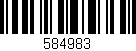 Código de barras (EAN, GTIN, SKU, ISBN): '584983'