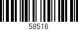 Código de barras (EAN, GTIN, SKU, ISBN): '58516'