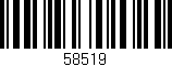 Código de barras (EAN, GTIN, SKU, ISBN): '58519'